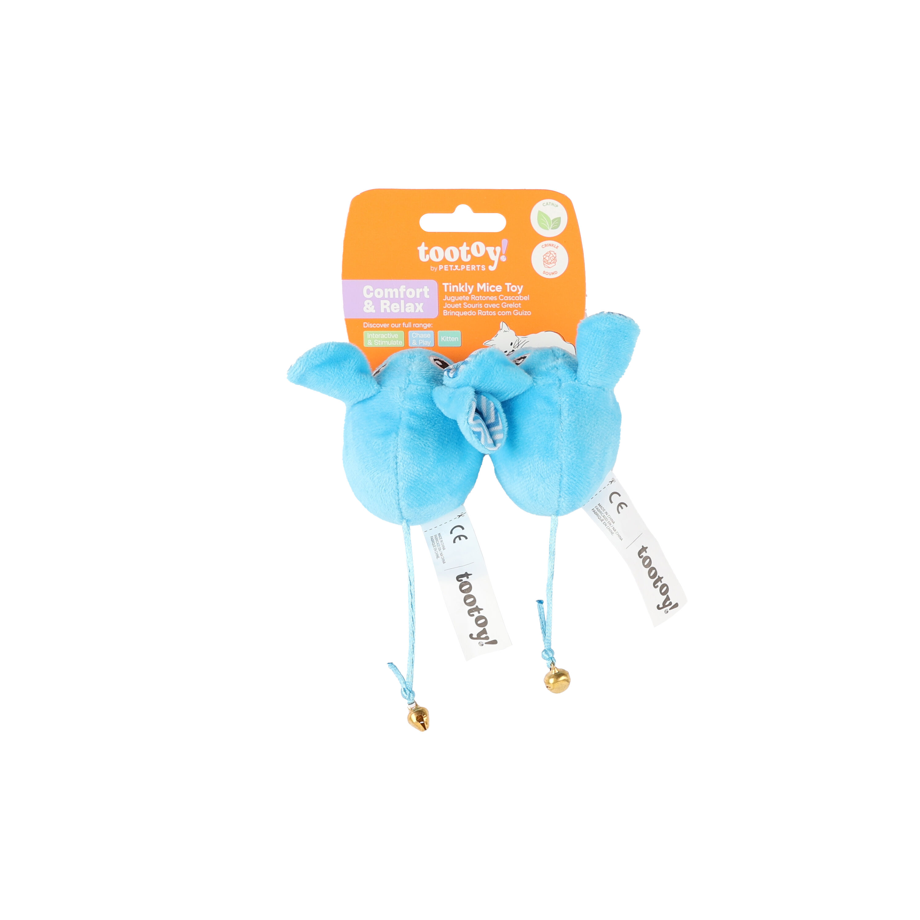 Tootoy! - Lot de Peluches Souris pour Chats - x2 Image num&eacute;ro 1