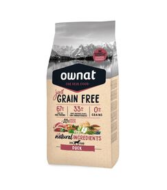 Ownat - Croquettes Just Grain Free Canard pour Chiens