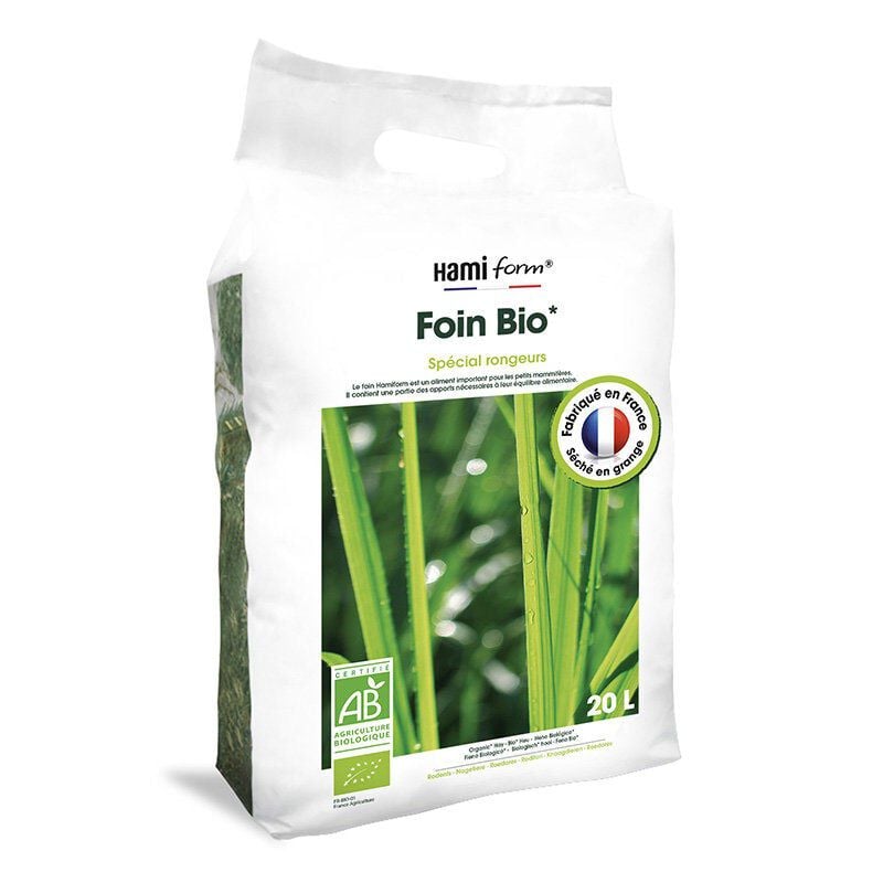 Hamiform - Foin Bio pour Rongeur - 20L Image num&eacute;ro 1