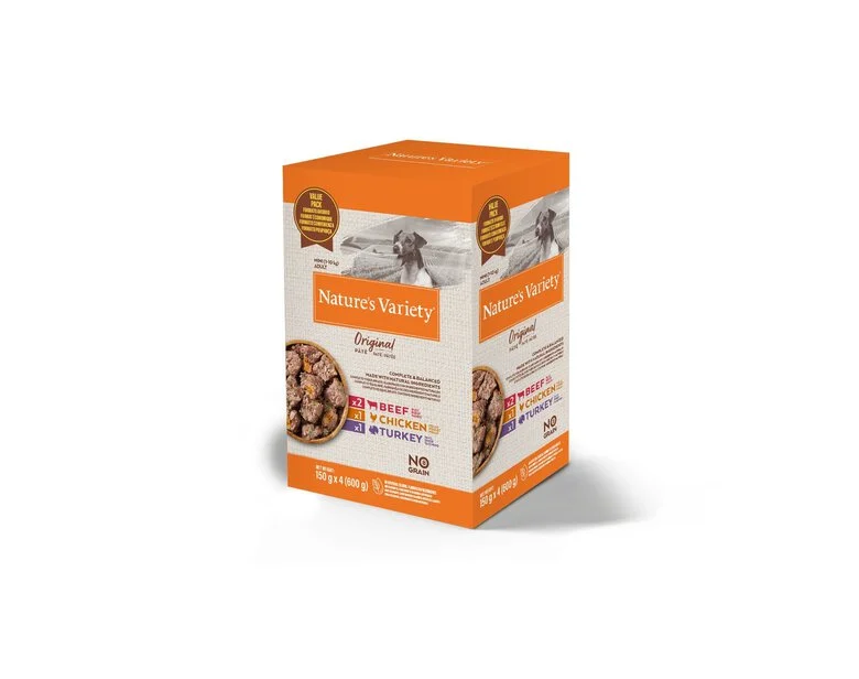 Nature's Variety - Pâtée Multipack Original pour Petit Chien - 4x150g Image numéro 1 Nature's Variety - Pâtée Multipack Original pour Petit Chien - 4x150g Image numéro 1
