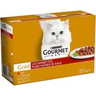 Gourmet - Boîte Gold Les Noisettes pour Chat - 12x85g image number null