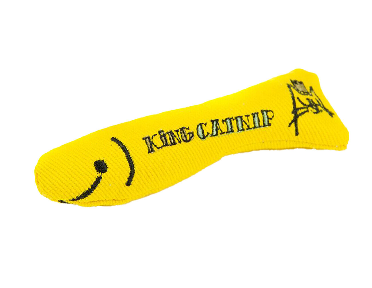 King Catnip - Jouet Hareng Jaune avec Herbe &agrave; Chat - 11,5cm Image num&eacute;ro 1