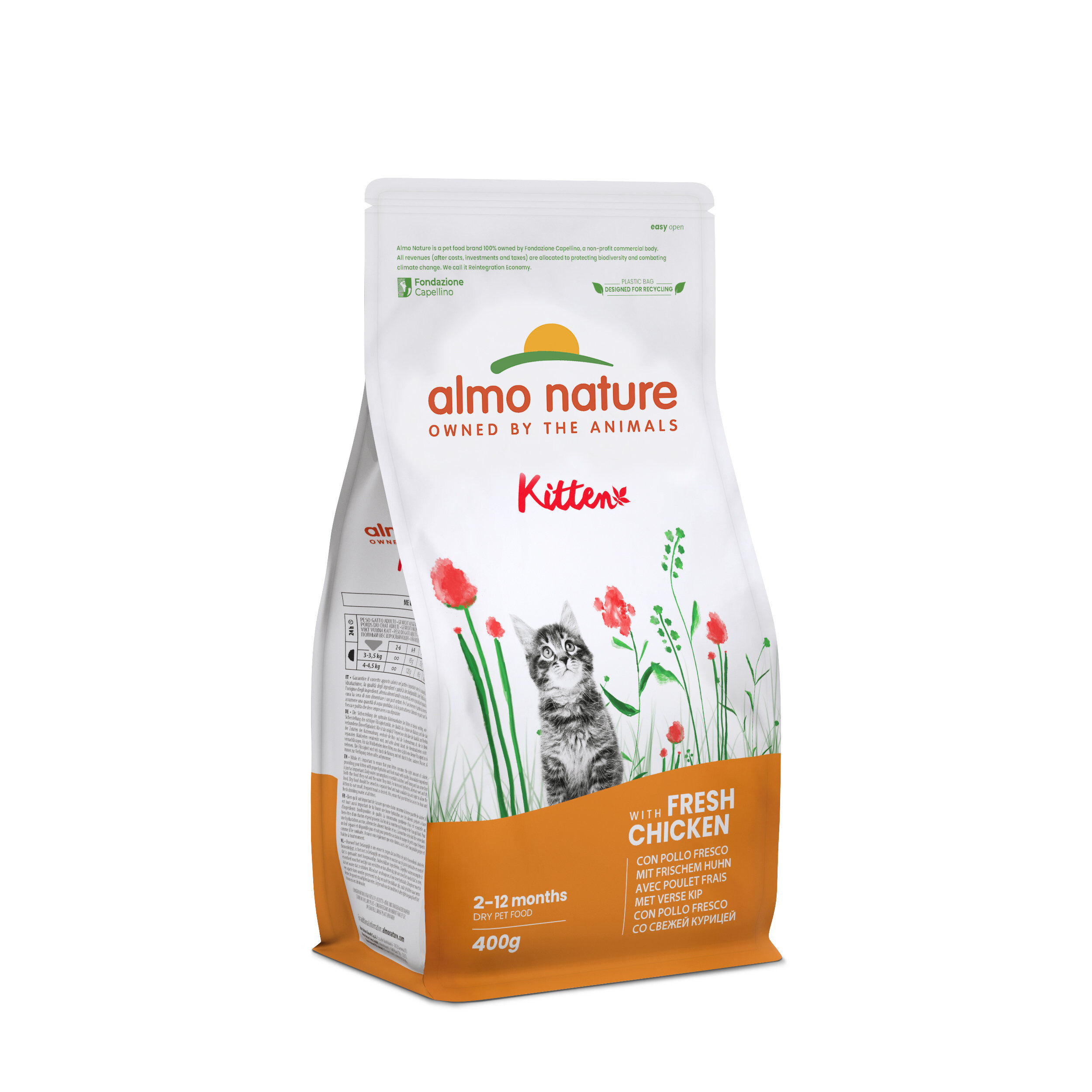 Almo Nature Holistic - Kitten Poulet Frais Sac - 400 Gr Image num&eacute;ro 1