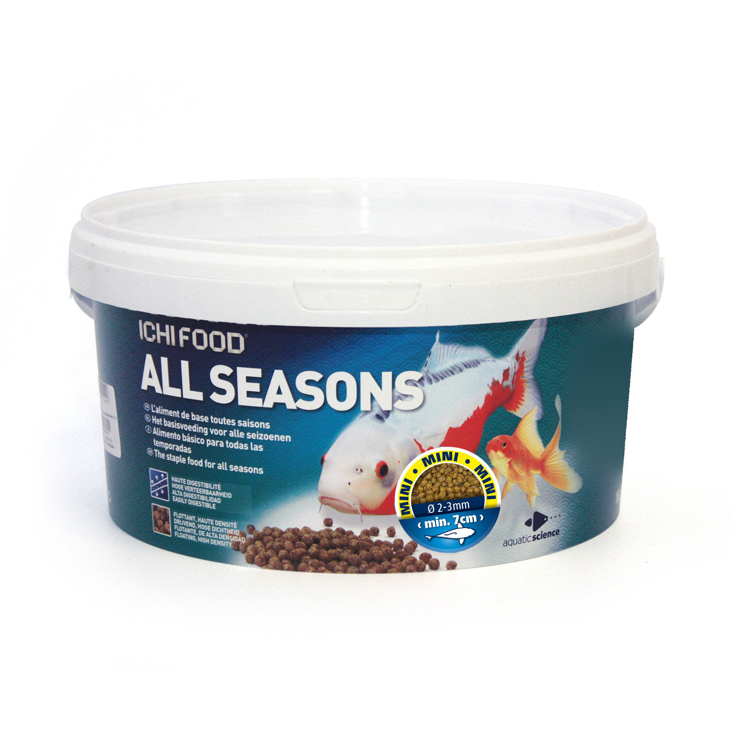 Aquatic Science - Aliment Ichifood All Seasons Mini 2-3mm - 1Kg Image num&eacute;ro 1