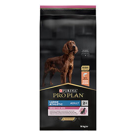 Pro Plan - Croquettes OPTIDERMA Large Athletic Sensitive Skin Saumon pour Chien - 14Kg