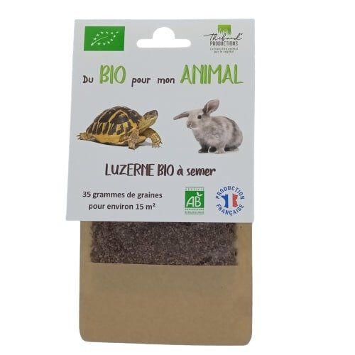 Thibaud - Luzerne BIO &agrave; Semer pour Tortue - 35g Image num&eacute;ro 1