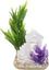 Labeo - Décor colonne avec Plante Artificielle - Aquarium Indicateur image numéro 3