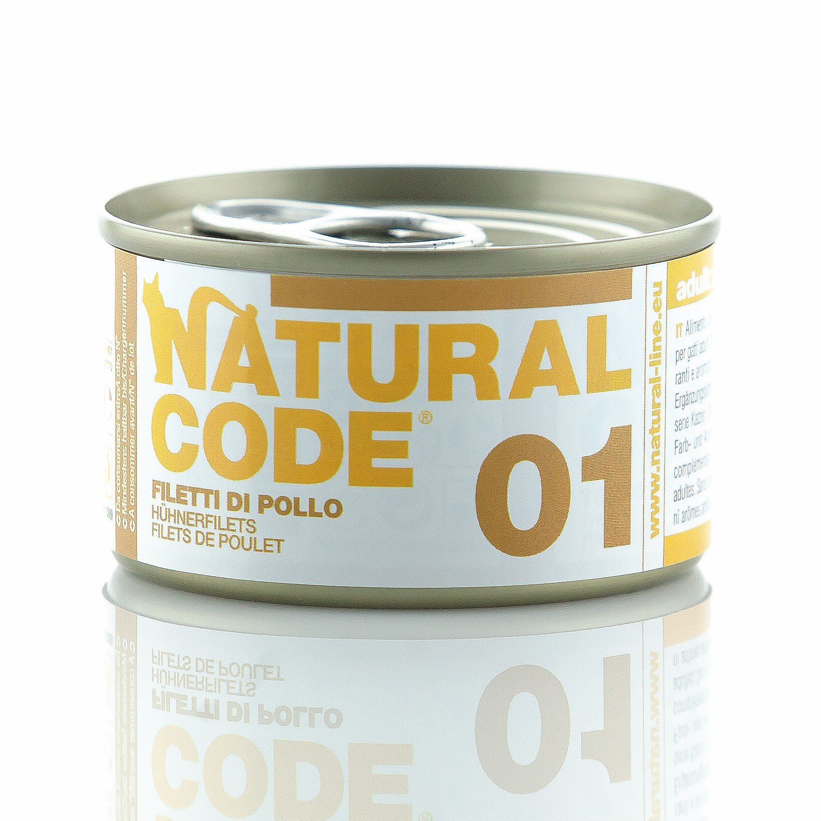 Natural Code - Filets de poulet 01 pour Chats - 85g Image num&eacute;ro 1