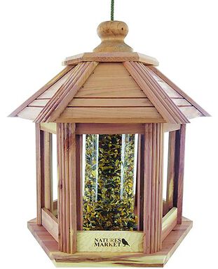 Natures Markets - Mangeoire Gazebo Junior pour Oiseaux du Ciel - 29x32cm