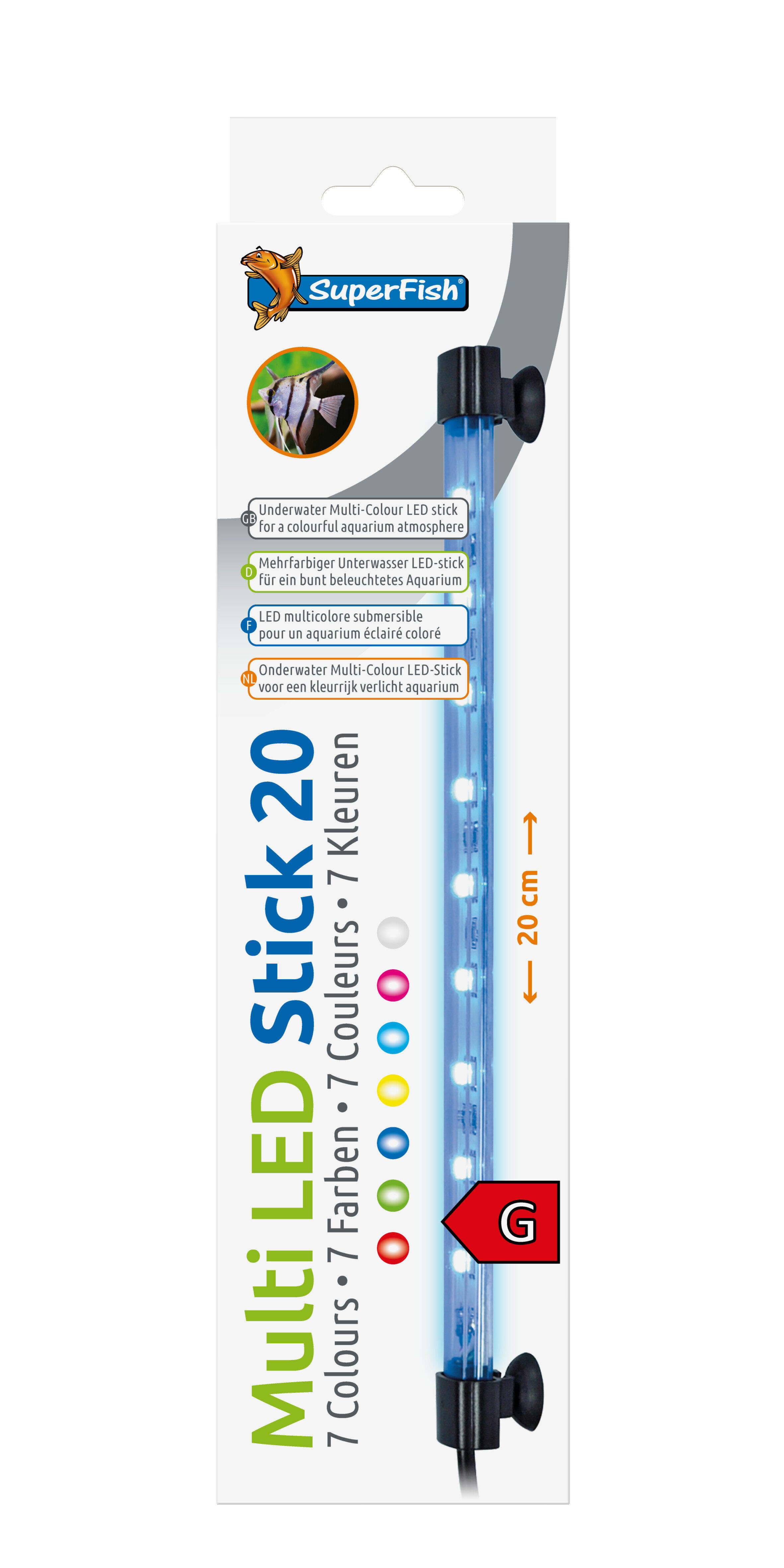 Superfish - Multi Led Stick pour Aquarium - 20cm/2W Image num&eacute;ro 2