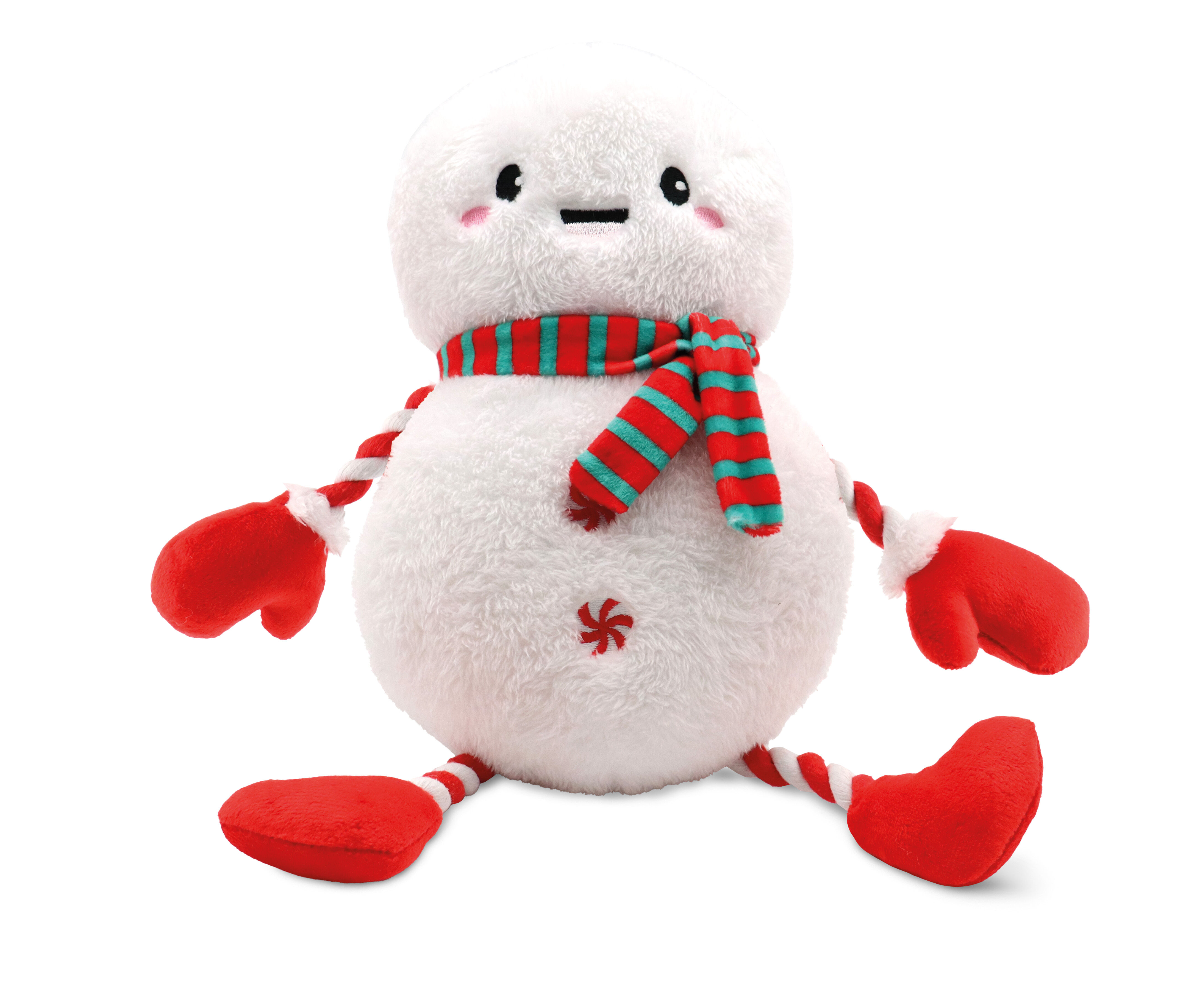 Croci - Jouet Peluche Bonhomme de Neige pour Chiens - 38cm Image num&eacute;ro 1