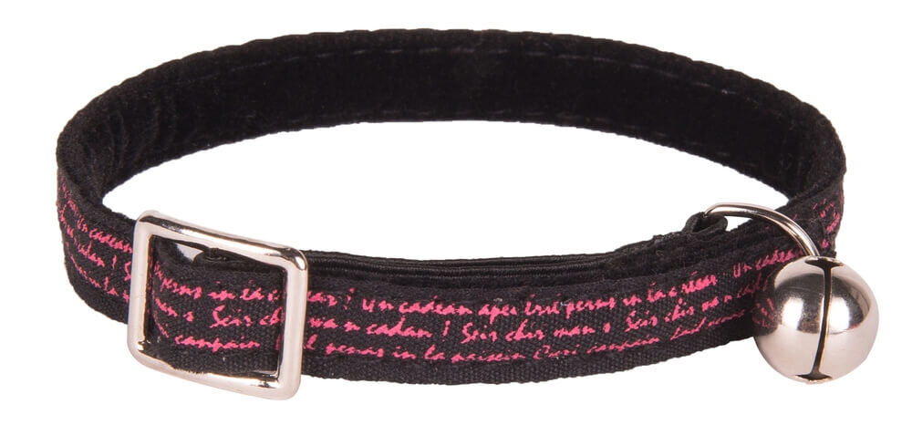 Animalis - Collier Style pour Chat - Noir Image num&eacute;ro 1