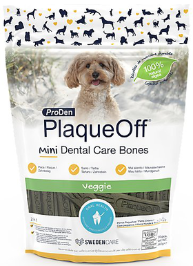 Proden - Plaque Off en Sticks Mini Dental Care Bones pour Chiens - 340g