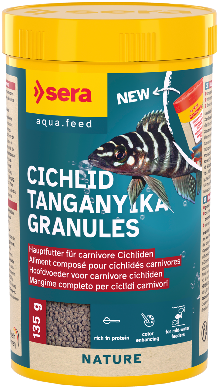 Sera - Aliments Cichlid Tanganyika Granules pour Cichlid&eacute;s Carnivores - 135g/250ml Image num&eacute;ro 1