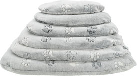 Trixie - Coussin Nando, ovale, gris clair