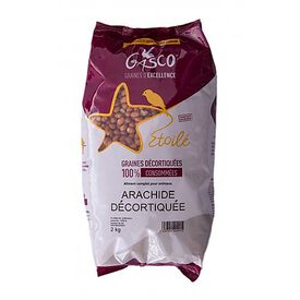 Gasco - Aliment Arachides Décortiquées pour Oiseaux des Jardins - 2Kg