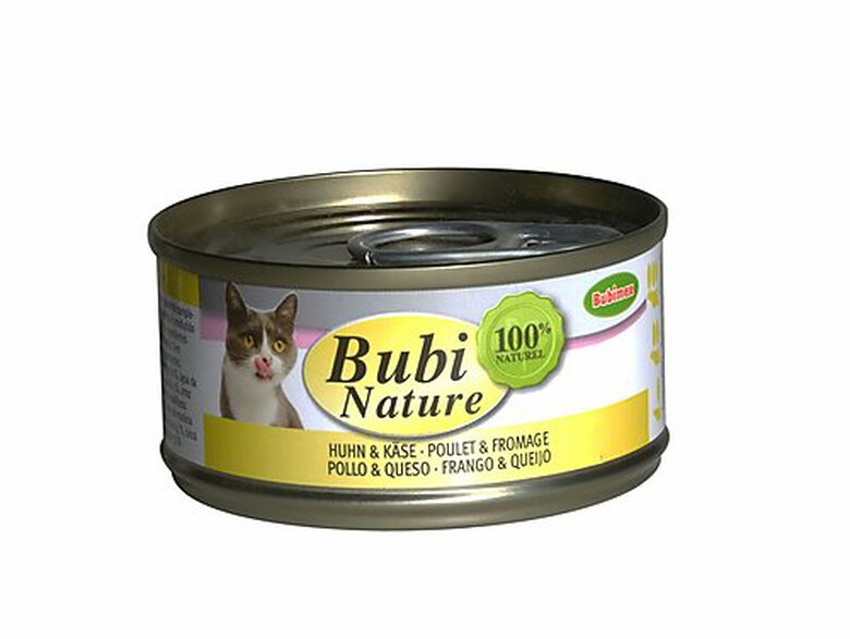Bubimex - Pâtée Bubi Nature Poulet et Fromage pour Chat - 70g image number null