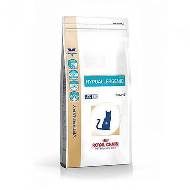 Royal Canin - Croquettes Veterinary Diet Hypoallergenic pour Chat - 2,5Kg