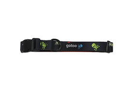 Gotoo - Collier à Motif de Crânes Gris pour Chien