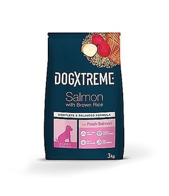 DogXtreme - Croquettes au Saumon Frais pour Chiot de Toute Race