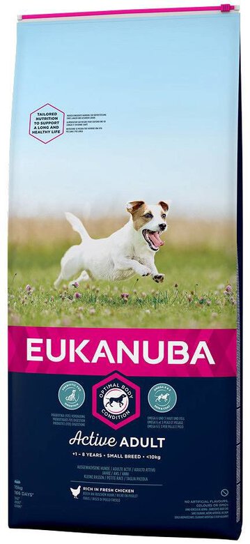 Eukanuba -  Croquettes Chien Adulte Pour Petite Race Poulet 15kg image number null