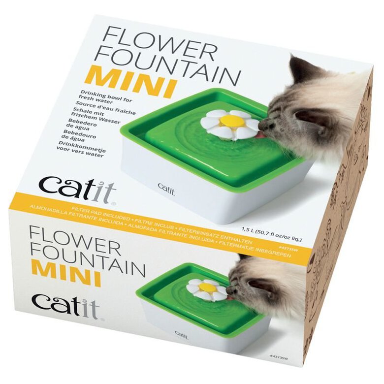 Catit - Fontaine Mini Flower Senses 2.0 pour Chat - 1,5L Image numéro 3 Catit - Fontaine Mini Flower Senses 2.0 pour Chat - 1,5L Image numéro 3