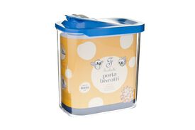 Ferribiella - Bo&icirc;te Biscuits Bleu pour Chiens -15,8X9,8X18,5cm