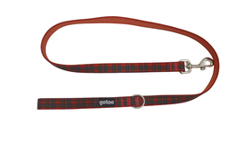 Gotoo - Laisse en Tartan Rouge pour chien - M