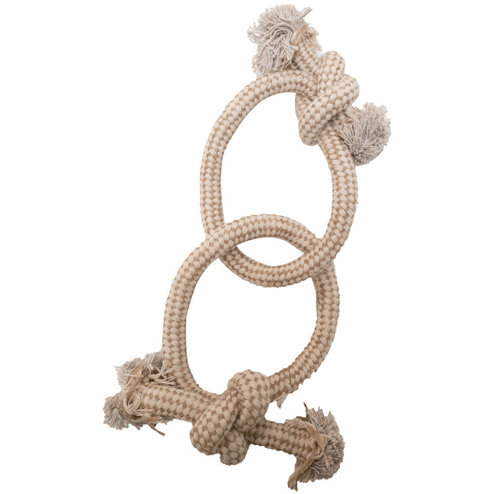Croci - Jouet Corde Noeud Anneau Jumbo pour Chiens - 32cm Image num&eacute;ro 1