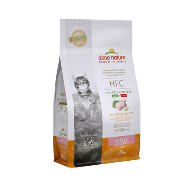 Almo Nature - Croquettes HFC Kitten au Poulet Frais pour Chaton - 1,2Kg