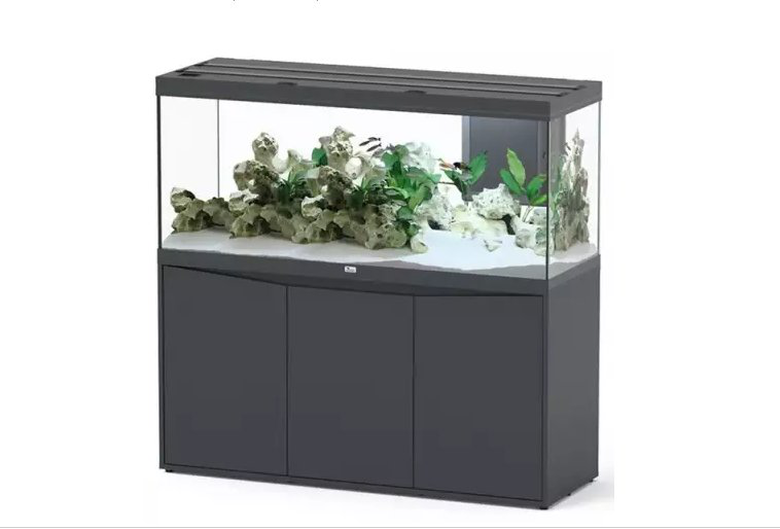 Aquatlantis - Aquarium Splendid Ultra Led RGBW Equipé 150x50x68cm - Gris Anthracite Image numéro 2 Aquatlantis - Aquarium Splendid Ultra Led RGBW Equipé 150x50x68cm - Gris Anthracite Image numéro 2