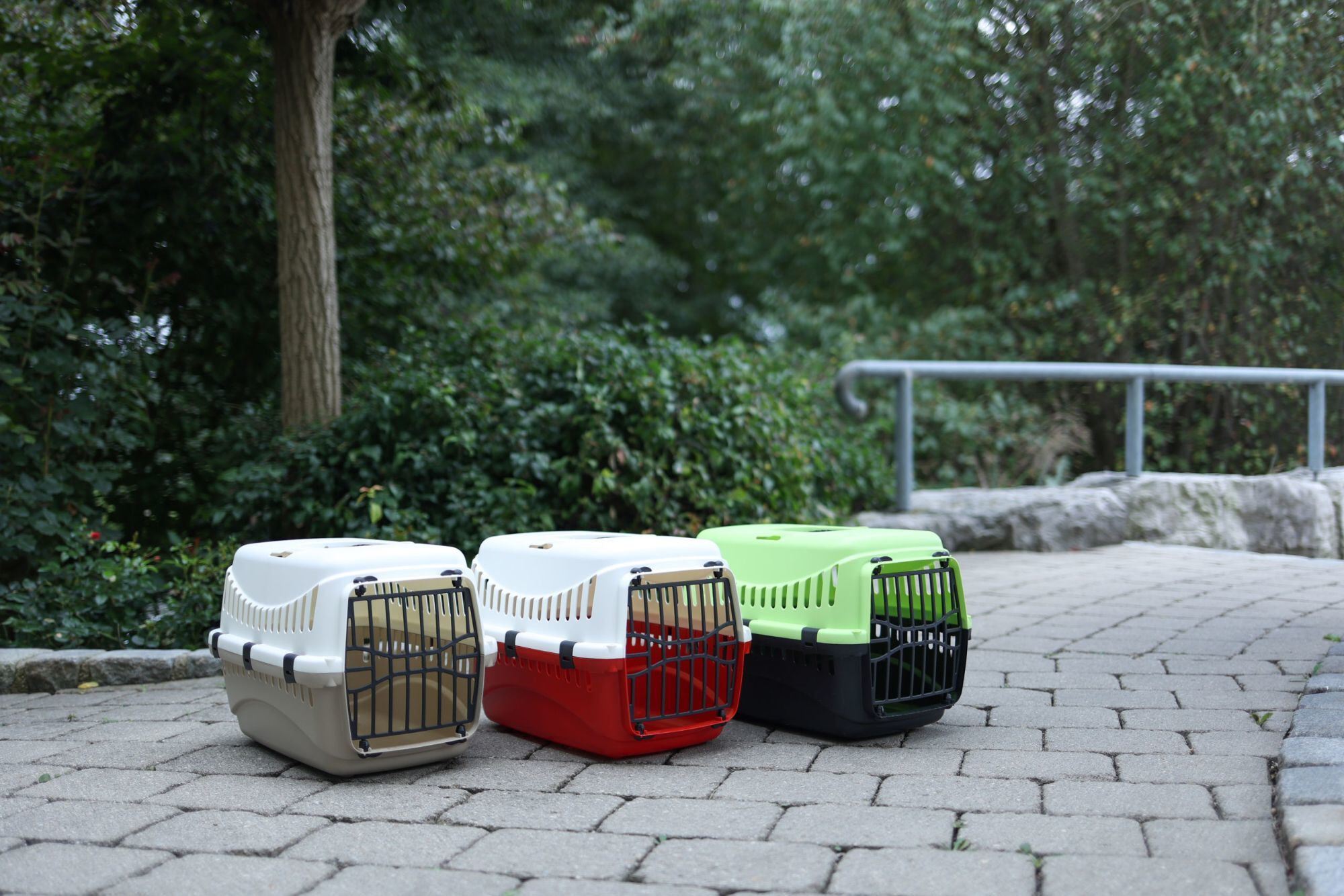 Kerbl - Box de transport Expedion cr&egrave;me/taupe pour Chats - 48X32X32cm Image num&eacute;ro 1