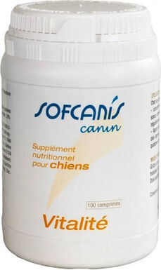 Sofcanis - Comprimés Supplément Nutritionnel Vitalité pour Chiens - x100