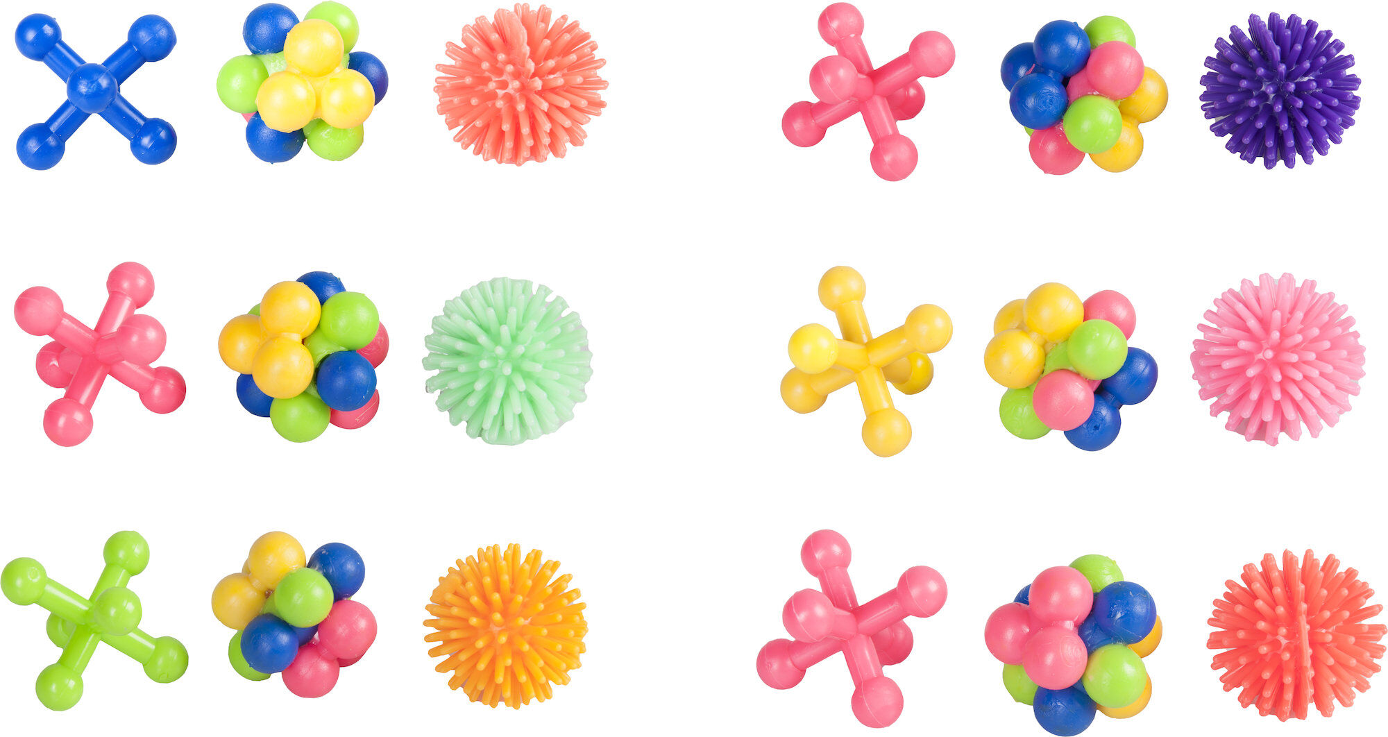 Flamingo - Jouet Juna Balle Balle &agrave; Picots &Eacute;toile pour Chats - x3 Image num&eacute;ro 7