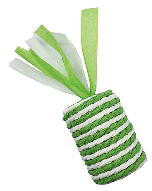 Animalis - Jouet Cylindre Sisal Vert pour Chat - 12cm image number null