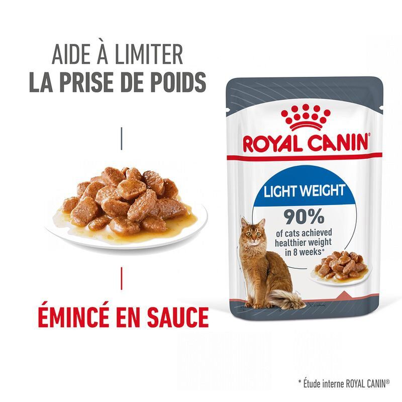 Royal Canin - Sachet Ultra Light en Sauce pour Chat - 12x85g Image num&eacute;ro 1