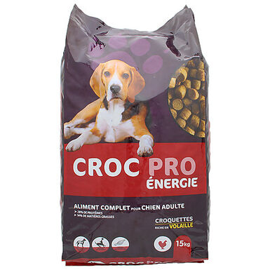 Croc Pro - Croquettes Energie pour Chien - 15Kg         
