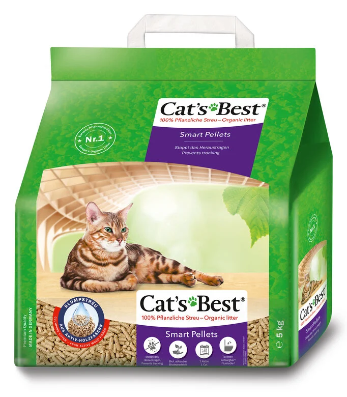 Cat's Best - Litière Végétale Smart Pellets pour Chat - 10L Image numéro 1 Cat's Best - Litière Végétale Smart Pellets pour Chat - 10L Image numéro 1