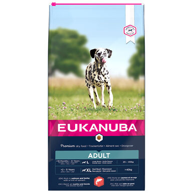 Eukanuba - Croquettes Chien Adulte Pour Grande Race Saumon & Orge