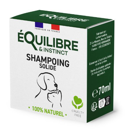 &Eacute;quilibre & Instinct - Shampoing Solide 100% Naturel pour Chiens - 70ml Image num&eacute;ro 1