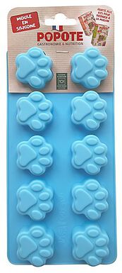 Popote - Moule Alimentaire Silicone Pattes pour Chiens et Chats