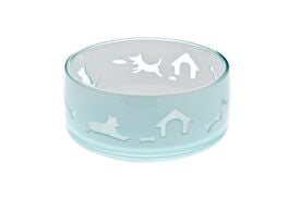 Ferribiella - Bol Duoworld Bleu pour Chiens