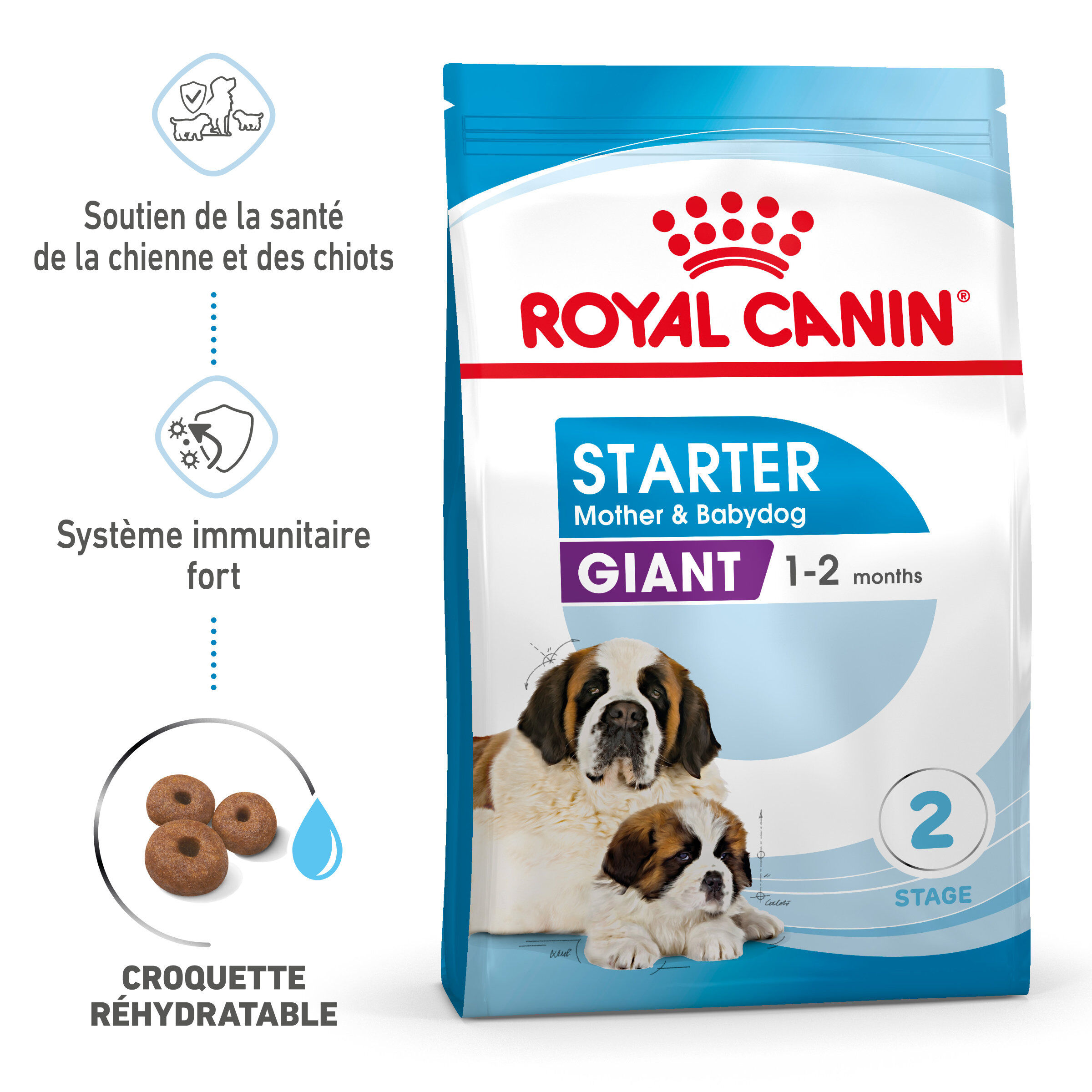 Royal Canin - Croquettes Giant Starter Mother & Babydog pour chiots - 15kg Image num&eacute;ro 1