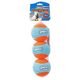 ChuckIt! - Pack 3 Balles Amphibious Balls pour Chiens - M