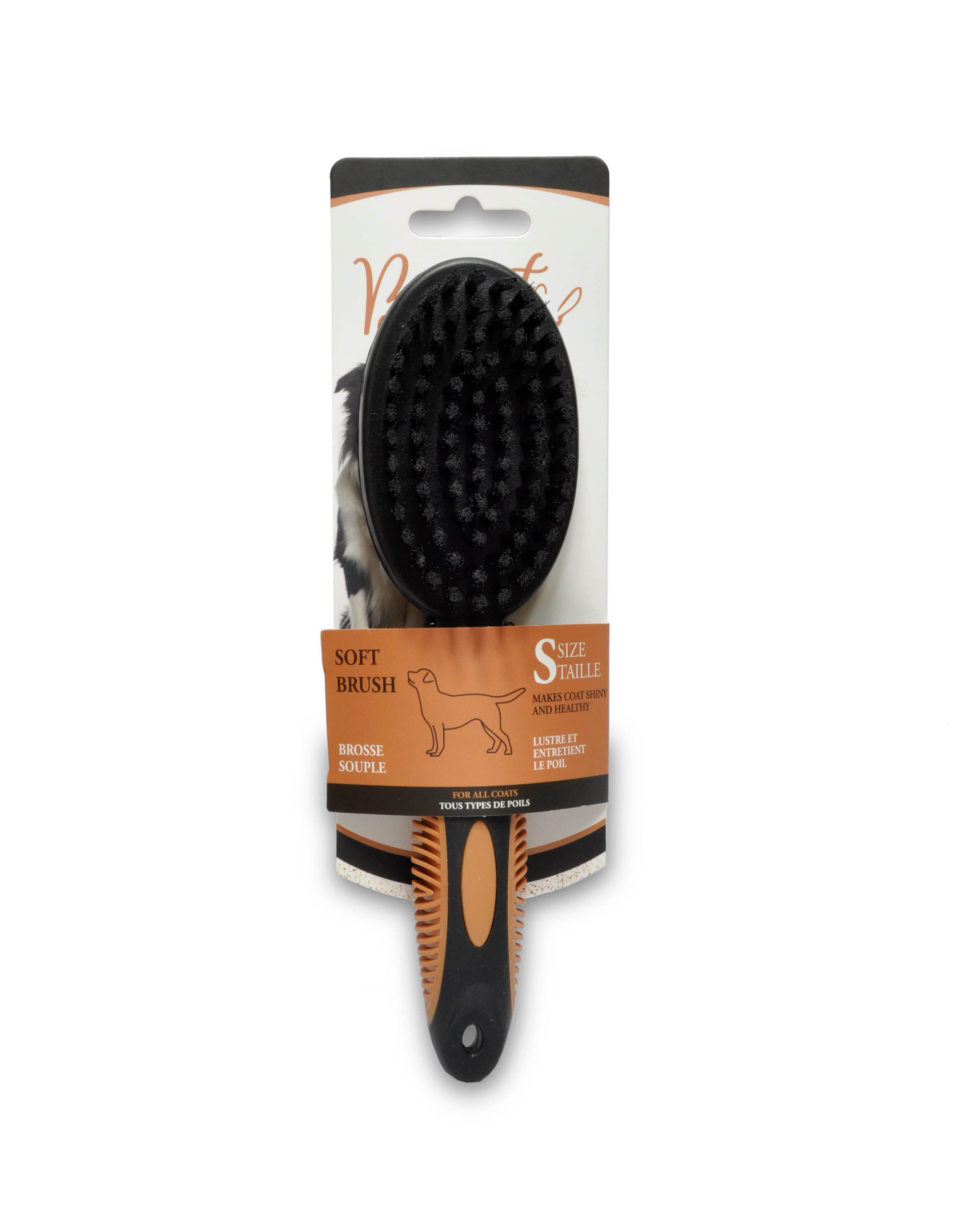 Beauty - Brosse Souple pour Chiens - S Image num&eacute;ro 2