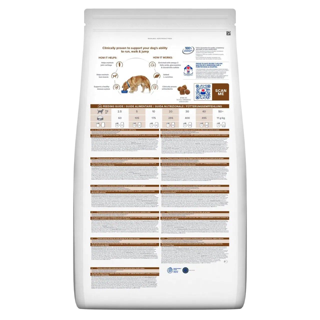 Hill's Prescription Diet- Croquettes Diet J/D Mobility pour Chiens - 12Kg Image num&eacute;ro 2