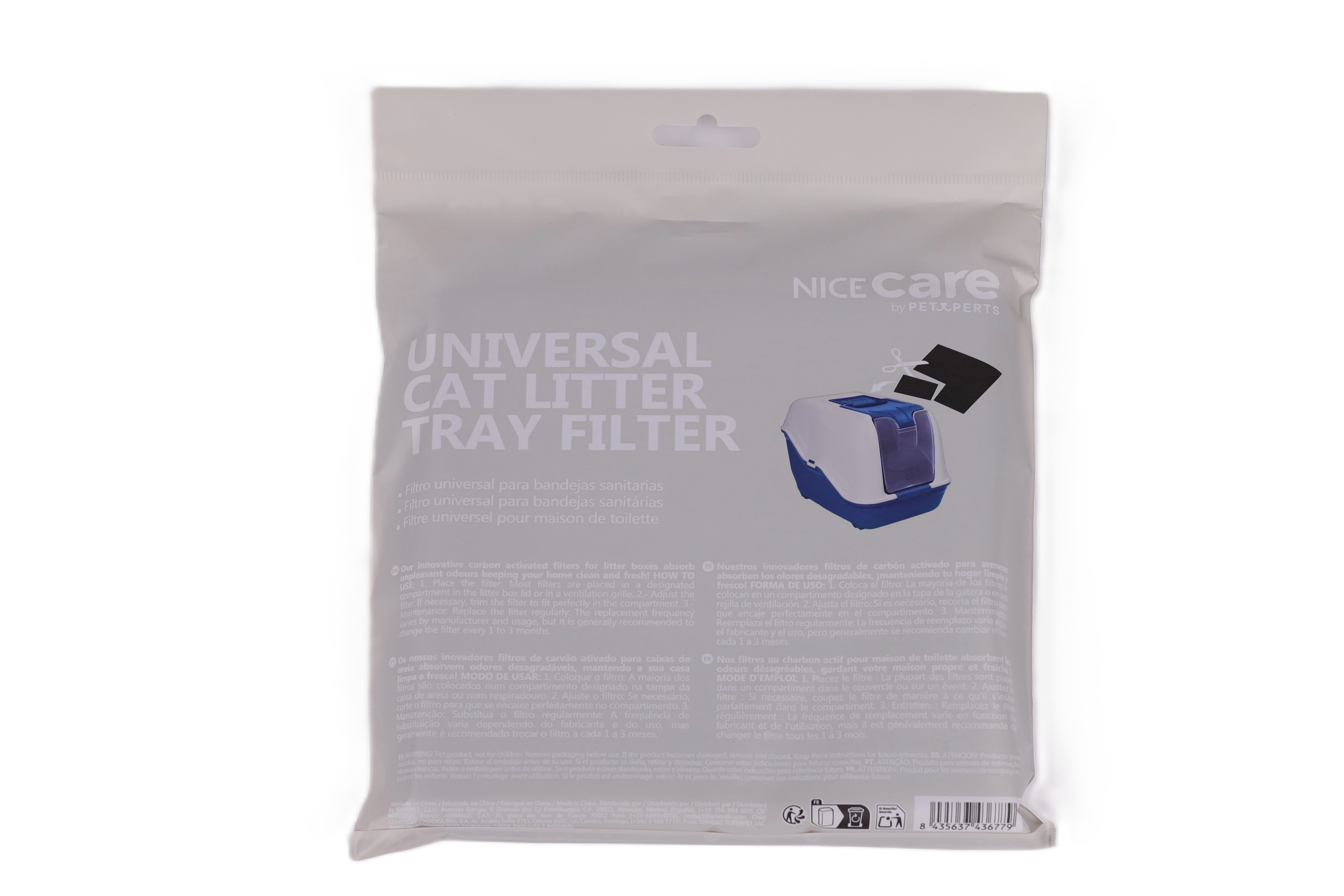 Nice Care - Filtres Anti-odeurs Charbon Actif pour Maison de Toilette - x3 Image num&eacute;ro 2