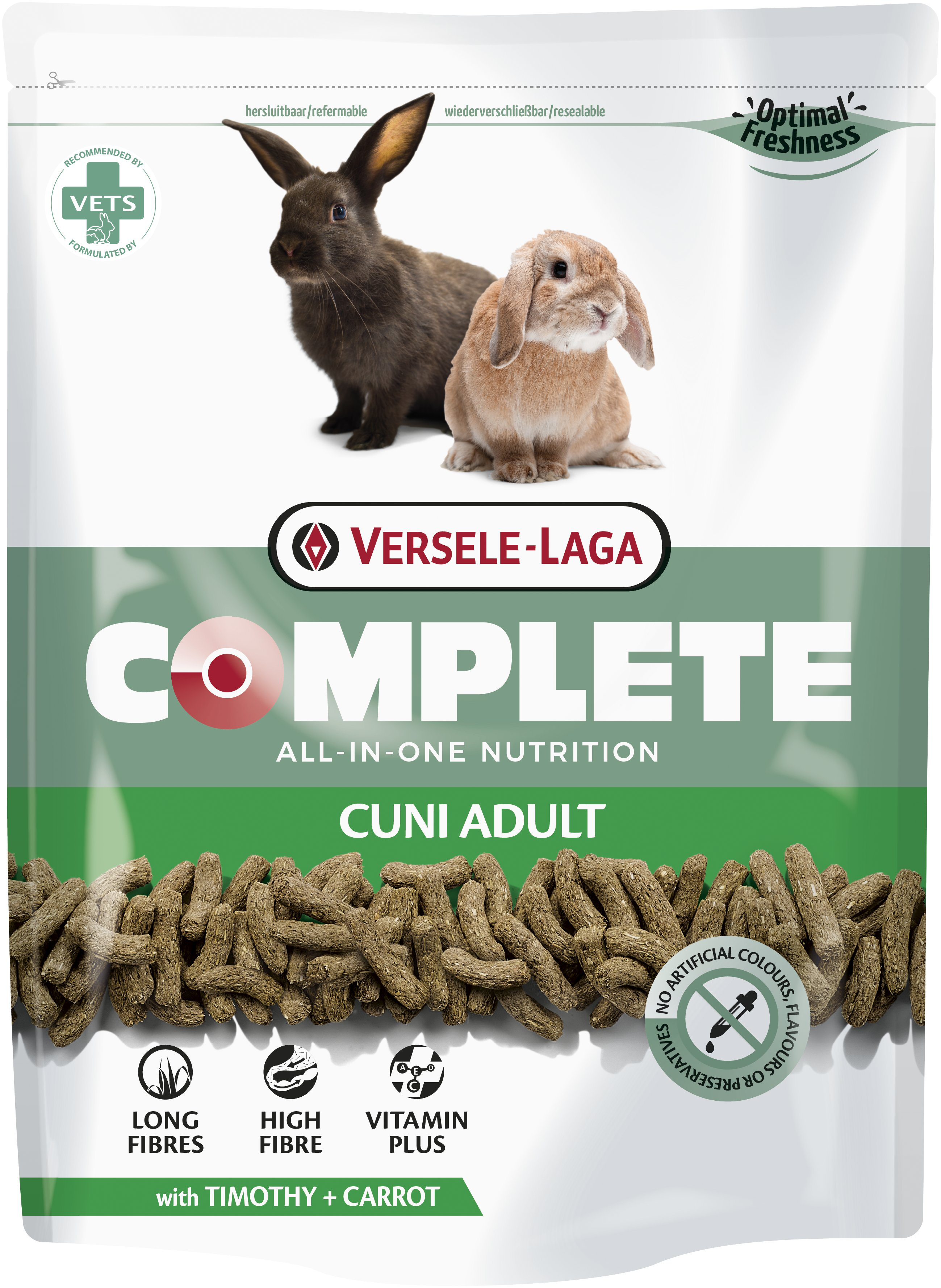 Versele Laga - Aliment Complete Cuni Adult pour Lapins - 500g Image num&eacute;ro 1