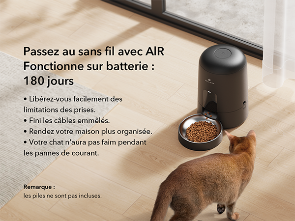 Petlibro - Distributeur de Croquettes Automatique 2L pour Chiens et Chats - Noir Image num&eacute;ro 3