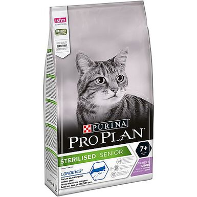 Pro Plan - Croquettes Adult 7+ au Poulet pour Chat Adulte Stérilisé - 1,5Kg
